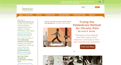 Desktop Screenshot of feldenkraisresources.com