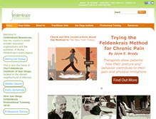 Tablet Screenshot of feldenkraisresources.com